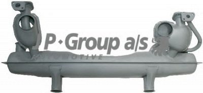 JP GROUP 8120600800 -  Глушитель выхлопных газов конечный